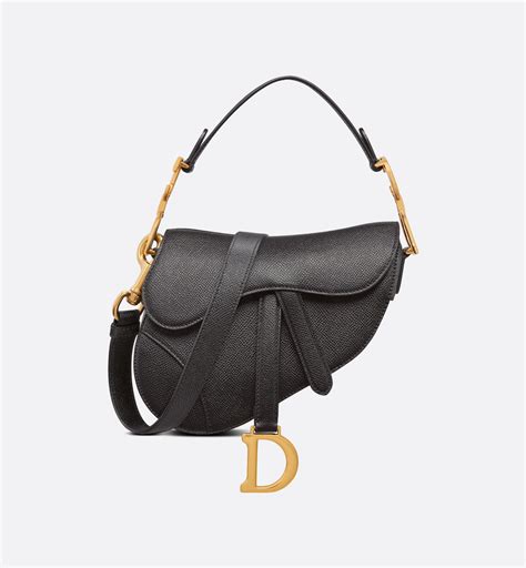 dior black on black saddle bag|dior saddle bag black inside.